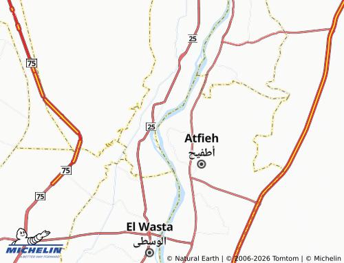 MICHELIN-Landkarte Kafr Qandeel - ViaMichelin