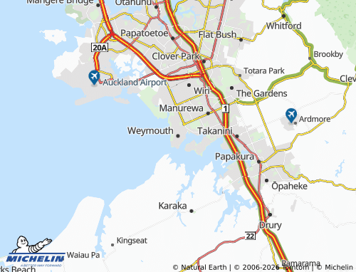 Mapa MICHELIN Weymouth - ViaMichelin