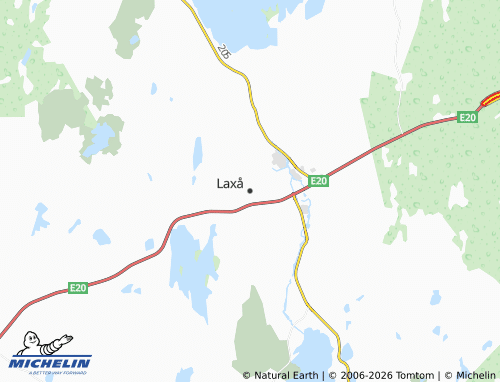 MICHELIN Laxå map - ViaMichelin