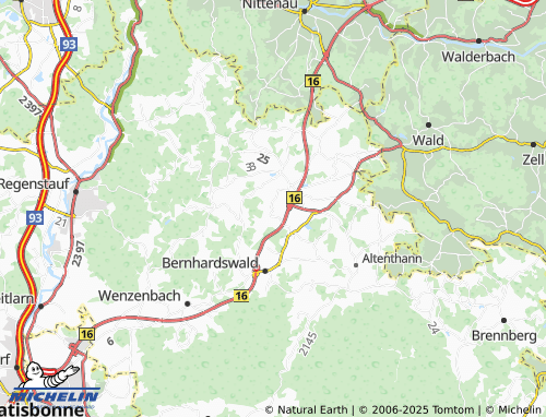 MICHELIN Erlbach map - ViaMichelin