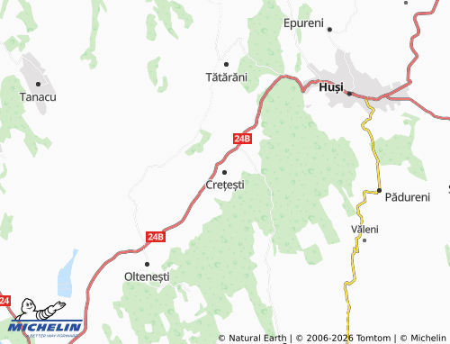 Carte MICHELIN Crețești - ViaMichelin