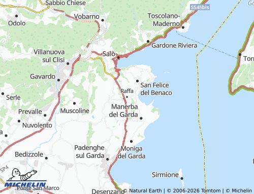 MICHELIN Raffa map - ViaMichelin