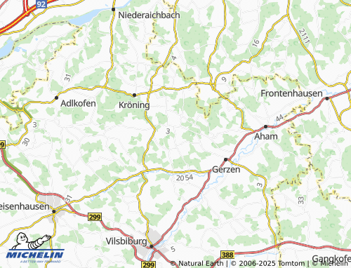 MICHELIN-Landkarte Eck - ViaMichelin