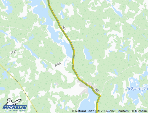 MICHELIN Valkamanperä map - ViaMichelin