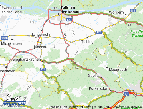 MICHELIN Ollern-Riederberg map - ViaMichelin