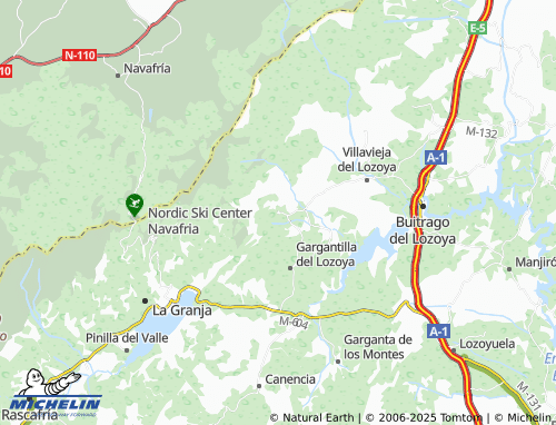 MICHELIN Navarredonda y San Mamés map - ViaMichelin