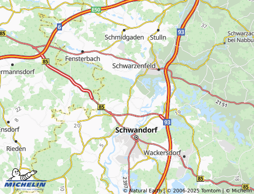 MICHELIN-Landkarte Irrenlohe - ViaMichelin