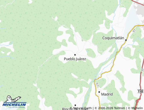 Carte MICHELIN Las Flores - ViaMichelin