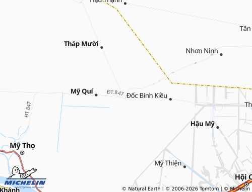 MICHELIN Tháp Mười map - ViaMichelin