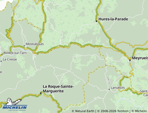Mappa MICHELIN Veyreau - ViaMichelin