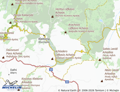 Carte MICHELIN Krinofyta - ViaMichelin