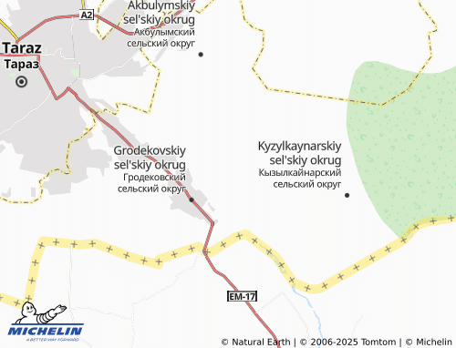 MICHELIN Kyzylkaynar map - ViaMichelin
