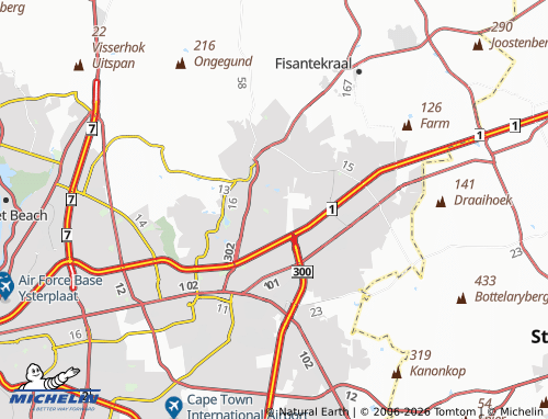 Mapa MICHELIN Bethanie - ViaMichelin