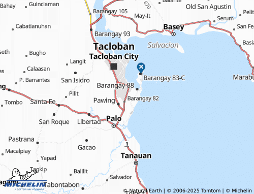 MICHELIN Barangay 81 map - ViaMichelin