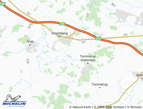 MICHELIN Skalbjerg map - ViaMichelin