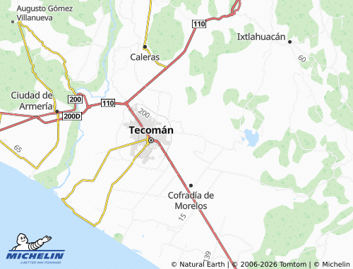 MICHELIN La Cuarta map - ViaMichelin