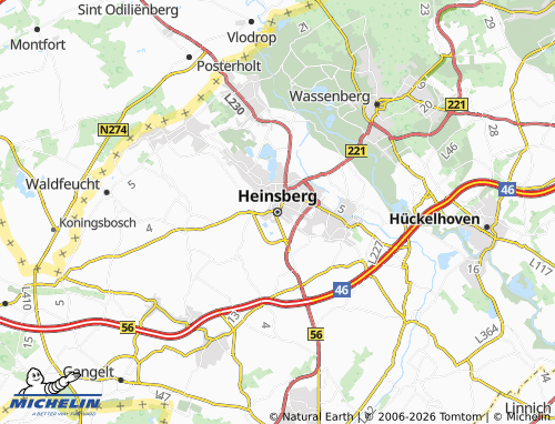Carte MICHELIN Heinsberg - ViaMichelin