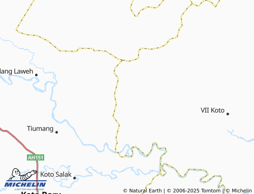 MICHELIN Teluk Lancang map - ViaMichelin