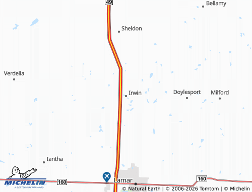 Mapa MICHELIN Irwin - ViaMichelin