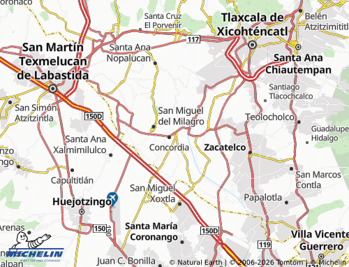 MICHELIN Nativitas map - ViaMichelin