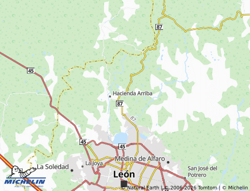 Mappa MICHELIN Sierra Alta - ViaMichelin