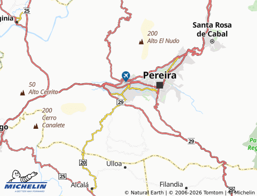 Carte MICHELIN Nueva Colombia - ViaMichelin