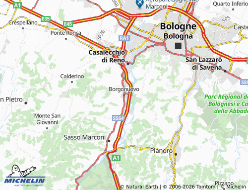 MICHELIN-Landkarte Borgonuovo - ViaMichelin