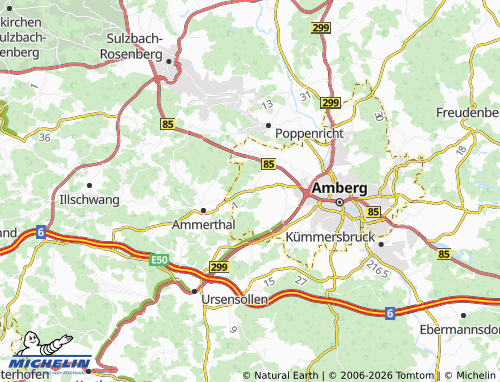 MICHELIN Fuchsstein map - ViaMichelin