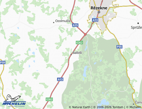 Mapa MICHELIN Balbiši - ViaMichelin