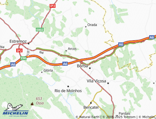 MICHELIN-Landkarte Maria Ruiva - ViaMichelin
