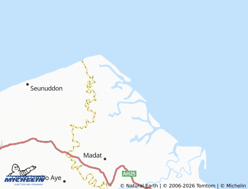 MICHELIN Pante Bayam map - ViaMichelin