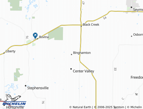 MICHELIN Binghamton map - ViaMichelin