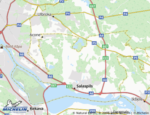 Mapa MICHELIN Rūķi - ViaMichelin