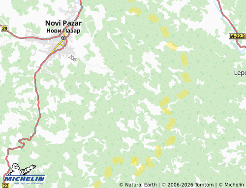 Mapa MICHELIN Brđani - ViaMichelin