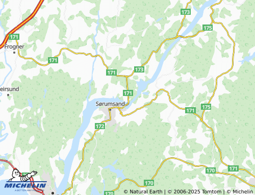 Carte MICHELIN Ekra - ViaMichelin