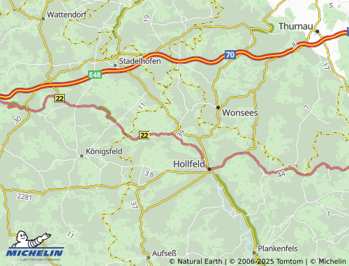 Kaart MICHELIN Freienfels - ViaMichelin