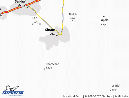Carte MICHELIN al-Raja - ViaMichelin