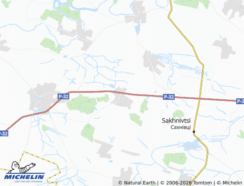 MICHELIN Telizhyntsi map - ViaMichelin