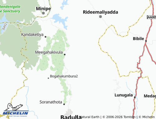 MICHELIN Komarika map - ViaMichelin