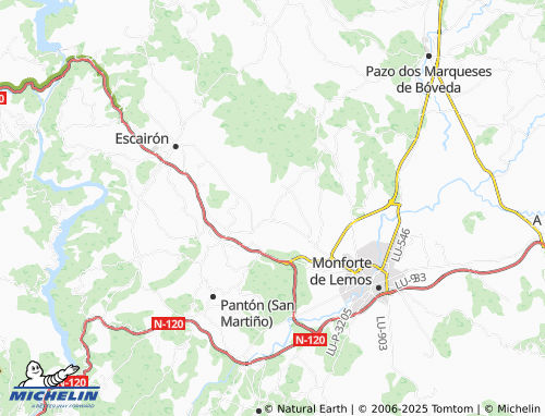 MICHELIN San Xillao de Tor map - ViaMichelin