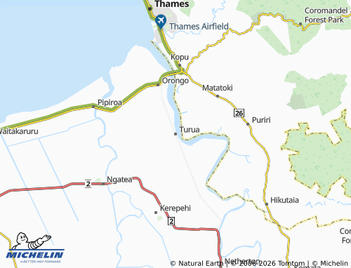 Mapa MICHELIN Turua - ViaMichelin
