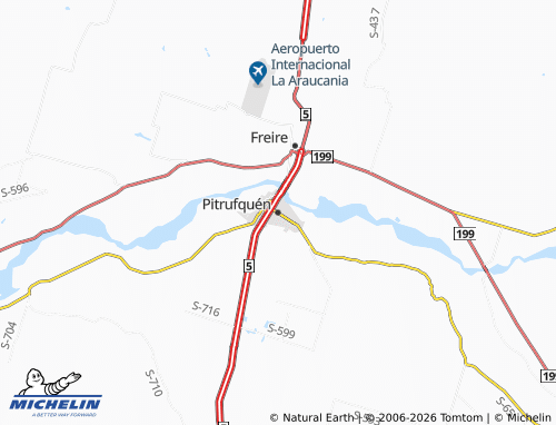 Mappa MICHELIN Pitrufquén - ViaMichelin