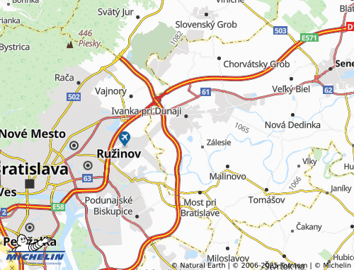 MICHELIN Farná map - ViaMichelin
