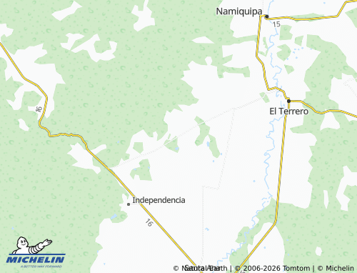 Mappa MICHELIN Cerro Pelón - ViaMichelin