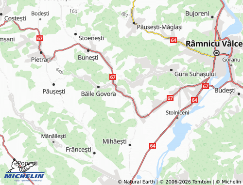 Mapa MICHELIN Govora - ViaMichelin