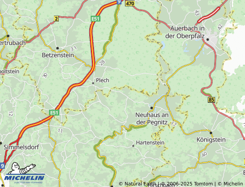 MICHELIN-Landkarte Höfen - ViaMichelin