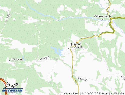 MICHELIN Palaciosmil map - ViaMichelin