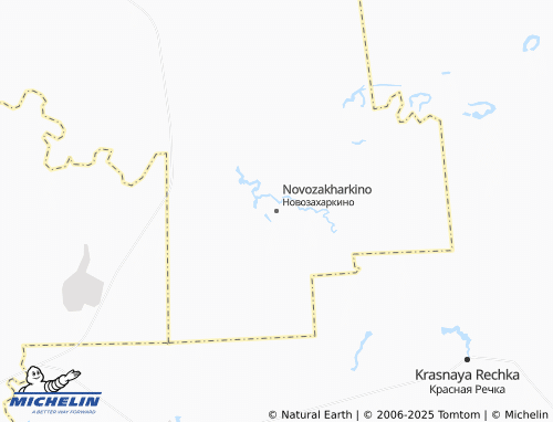 MICHELIN Novozakharkino map - ViaMichelin