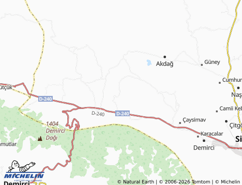 MICHELIN Bahtıllı map - ViaMichelin