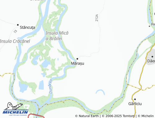 MICHELIN Mărașu map - ViaMichelin